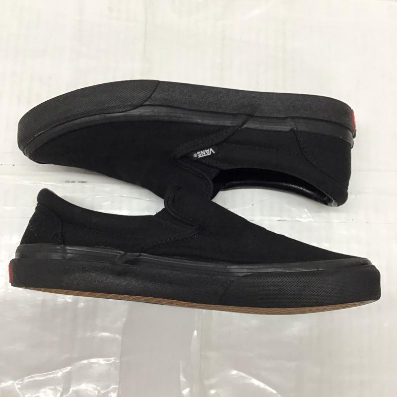 バンズ VANS スニーカー スニーカー V98CLA SLIP ON スリッポン 26.5cm 26.5cm ロゴ、文字 黒 / ブラック / メンズ USED 古着 中古 10118855