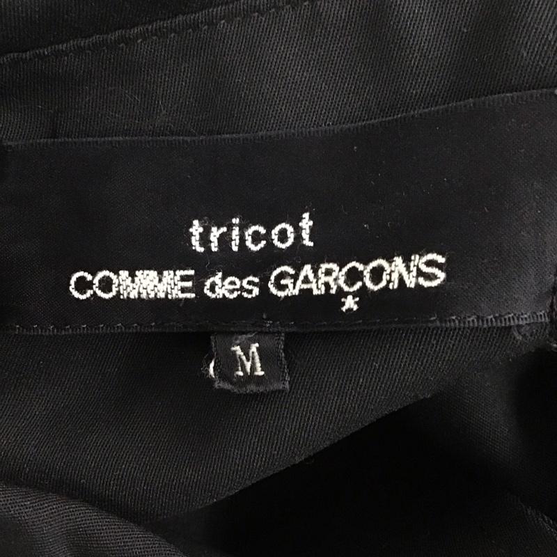トリココムデギャルソン tricot COMME des GARSONS シャツ、ブラウス 半袖 TJ-02012M 丸襟 ドルマンスリーブ M 無地 黒 / ブラック / レディース USED 古着 中古 10114916