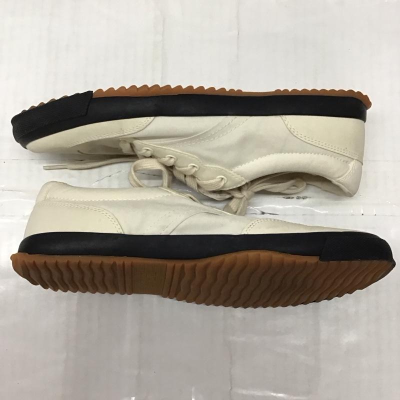 ザラ ZARA スニーカー スニーカー 5473 310 001 EU39 無地 アイボリー / アイボリー / X 黒 / ブラック / レディース USED 古着 中古 10119351
