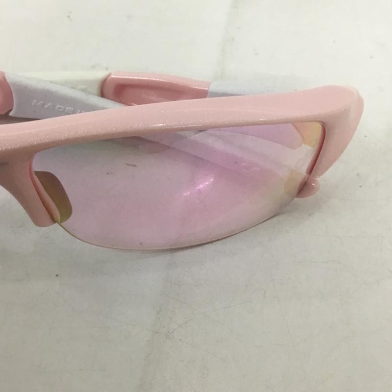 オークリー OAKLEY めがね・サングラス サングラス 03-886J FLAK JACKET スポーツサングラス ミラーレンズ 箱有 ロゴ、文字 桃 / ピンク / X 白 / ホワイト / メンズ USED 古着 中古 10129391