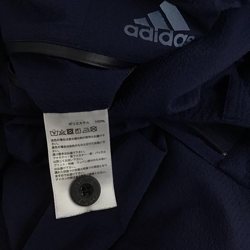 アディダス adidas セットアップ セットアップ セットアップ カジュアルジャケット カジュアルパンツ 2点セット L 無地 紺 / ネイビー / メンズ USED 古着 中古 10113782