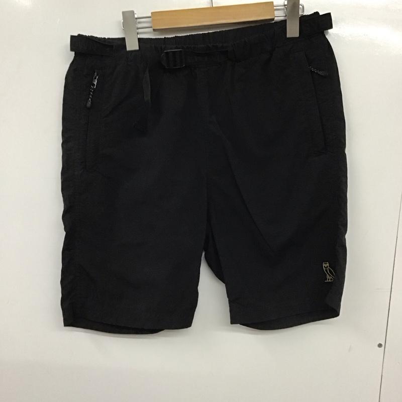 オクトーバーズ ベリー オウン OCTOBERS VERY OWN パンツ ショートパンツ ショートパンツ ハーフパンツ ナイロンパンツ M ロゴ、文字 黒 / ブラック / メンズ USED 古着 中古 10137111