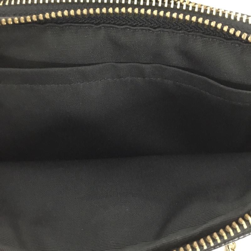 コーチ COACH ショルダーバッグ ショルダーバッグ F72490 チェーン ミニショルダー ロゴ、文字 黒 / ブラック / X 金 / ゴールド / レディース USED 古着 中古 10124185