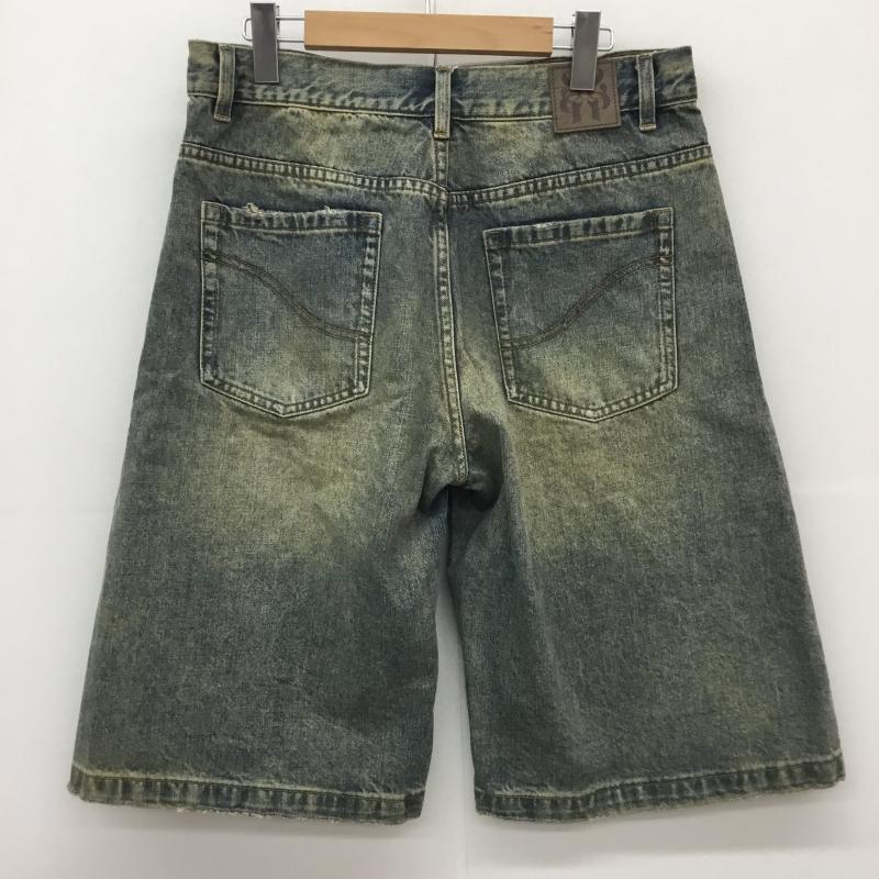ユーズドクロージング used clothes パンツ ショートパンツ SIMPLE PROJECT L 無地 青 / ブルー / X 茶 / ブラウン / メンズ USED 古着 中古 10128178