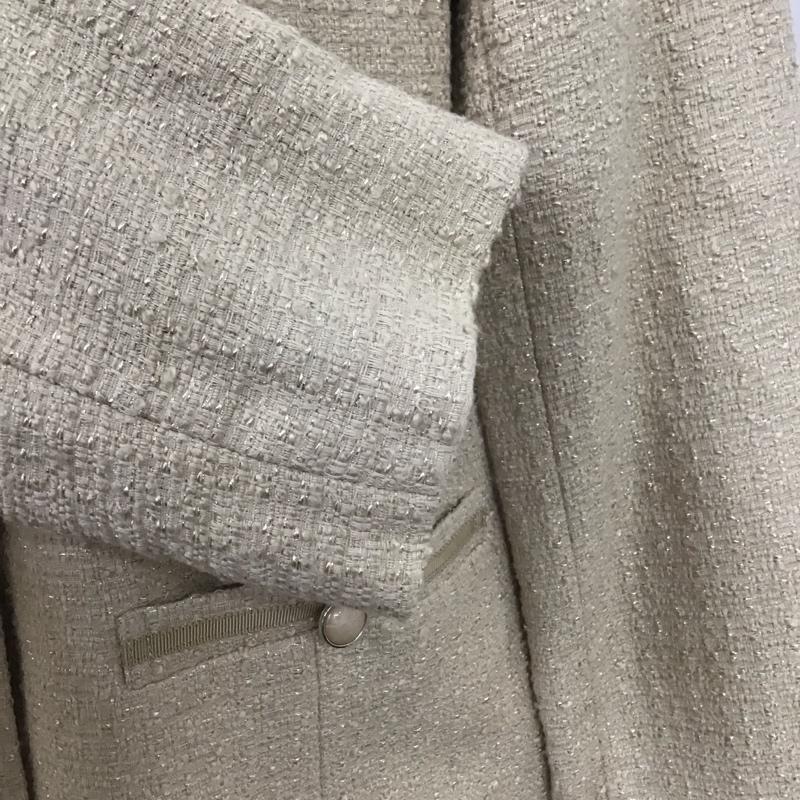 ナチュラルビューティーベーシック NATURAL BEAUTY BASIC ジャケット、上着 ジャケット、ブレザー L 無地 ベージュ / ベージュ / レディース USED 古着 中古 10127724