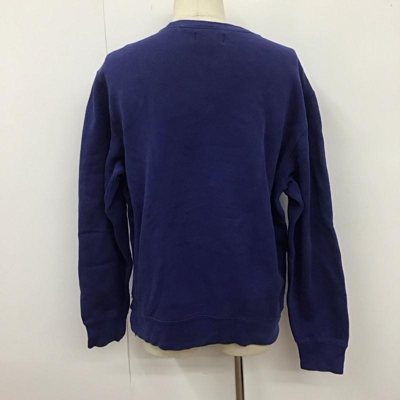 ポロバイラルフローレン Polo by RALPH LAUREN トレーナー 長袖 スウェット M ワンポイント 青 / ブルー / メンズ USED 古着 中古 10108245