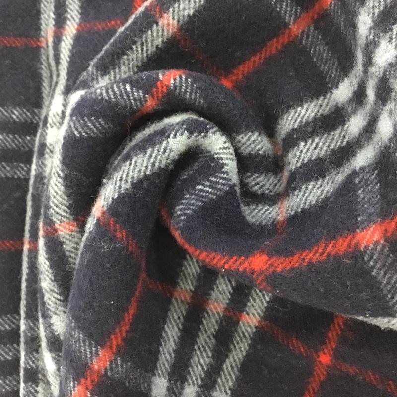 バーバリーズ BURBERRYS マフラー マフラー ウール フリンジ チェック 紺 / ネイビー / X 赤 / レッド / X 水色 / ライトブルー / メンズ USED 古着 中古 10125174