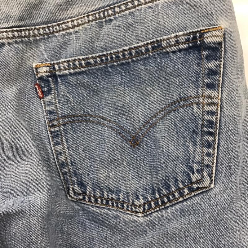リーバイス Levi s パンツ デニム、ジーンズ デニムパンツ 32インチ 無地 インディゴ / インディゴ / メンズ USED 古着 中古 10129808