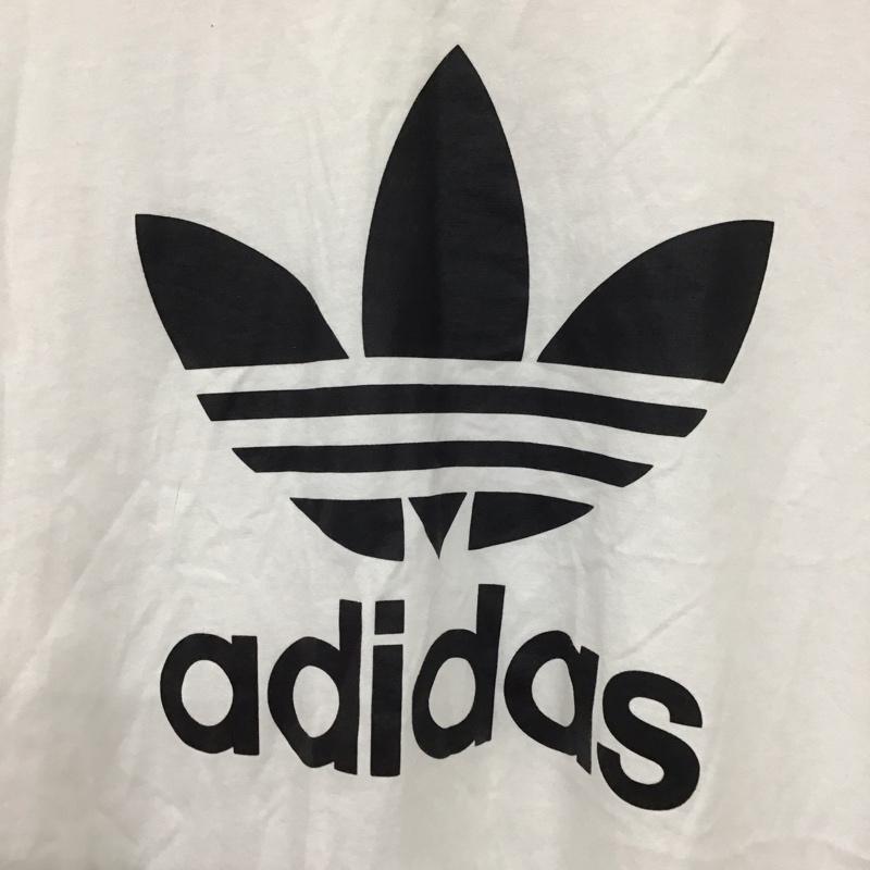 アディダス adidas Tシャツ 半袖 EC1877 M ロゴ、文字 X プリント 白 / ホワイト / レディース USED 古着 中古 10130391