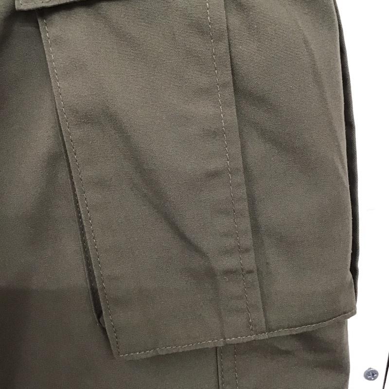 ジーユー GU パンツ ショートパンツ 321-357068 ワイドカーゴショーツ ショートパンツ ハーフパンツ M 無地 カーキ / カーキ / メンズ USED 古着 中古 10135916