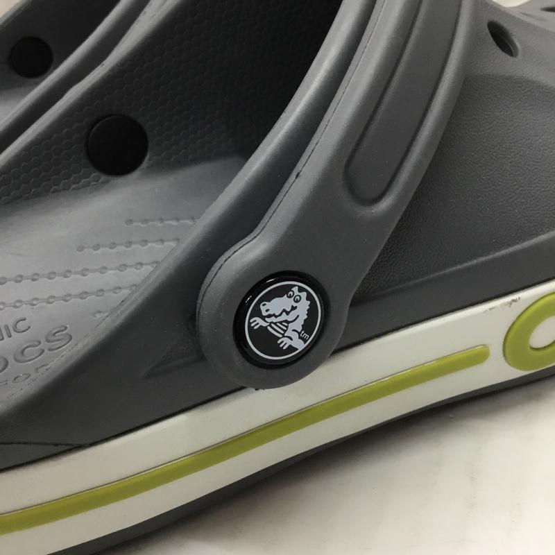クロックス crocs サンダル サンダル 205089-0A3 Bayaband Clog 26cm サボ 26.0cm ロゴ、文字 灰 / グレー / メンズ USED 古着 中古 10110662