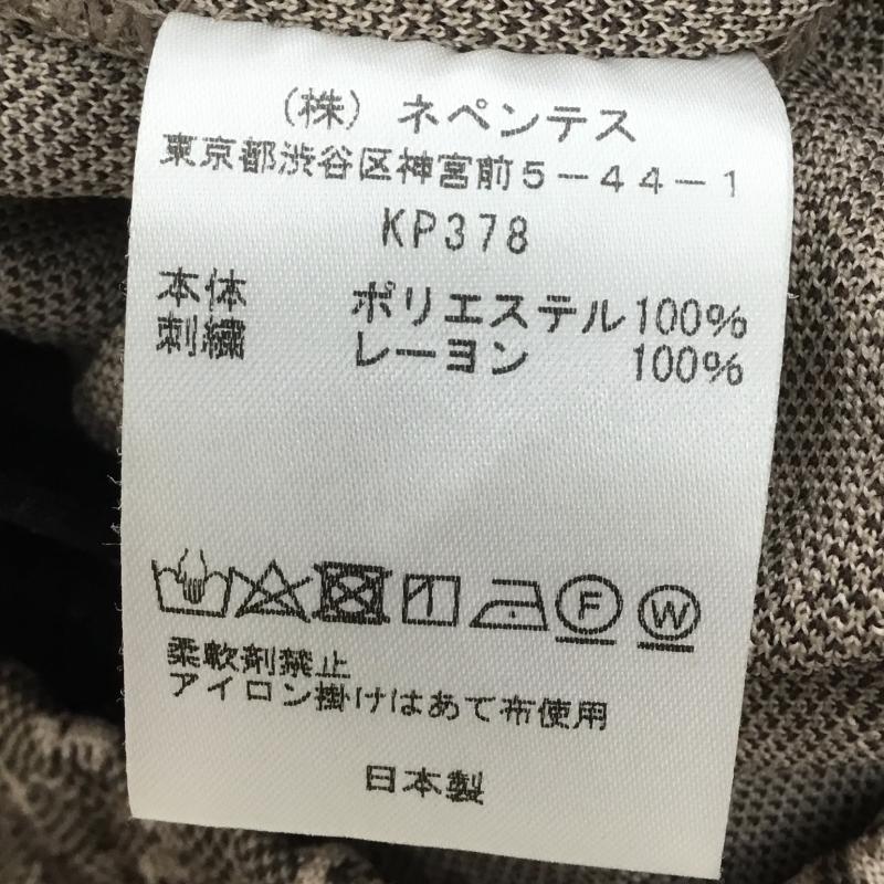 ニードルス Needles パンツ ワークパンツ、ペインターパンツ KP378 S ヒョウ柄・レオパード柄 茶 / ブラウン / メンズ USED 古着 中古 10135815