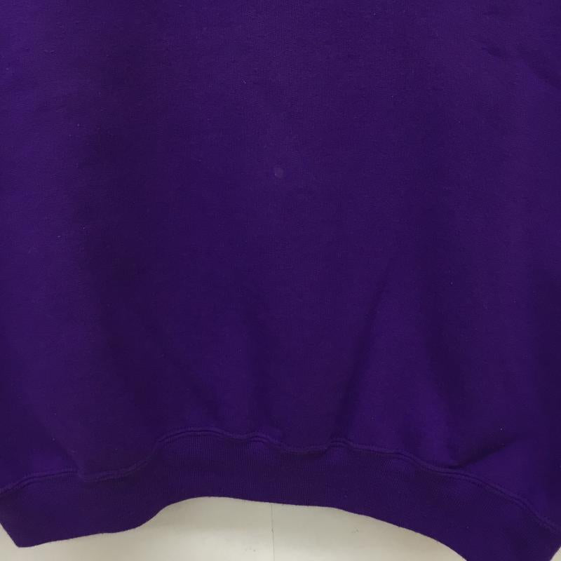 フルーツオブザルーム FRUIT OF THE LOOM トレーナー 長袖 XL 無地 紫 / パープル / メンズ USED 古着 中古 10135948