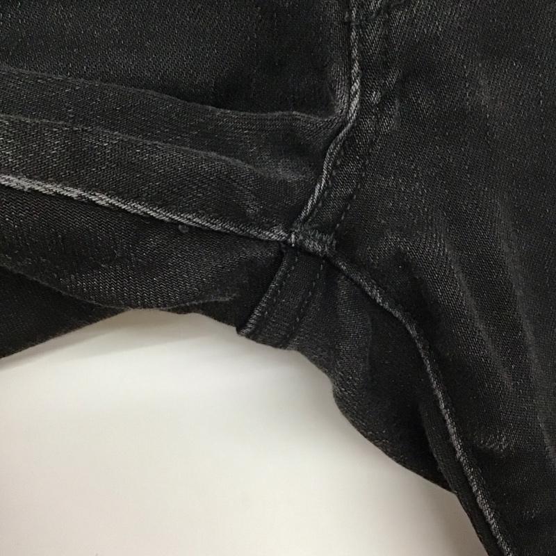 リーバイストラウスアンドコー Levi Strauss & co. パンツ デニム、ジーンズ デニムパンツ スリムパンツ カジュアルパンツ ストレッチパンツ 33インチ 無地 黒 / ブラック / メンズ USED 古着 中古 10132322