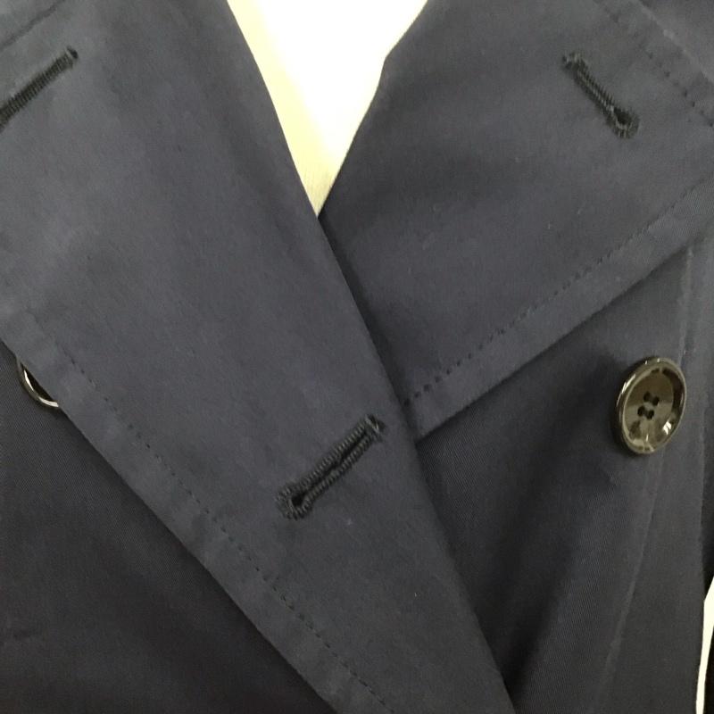 アデイインザライフ ユナイテッドアローズ A day in the life UNITED ARROWS コート トレンチコート 6325-699-0333 2WAY ライナー付き 36 無地 紺 / ネイビー / レディース USED 古着 中古 10122887