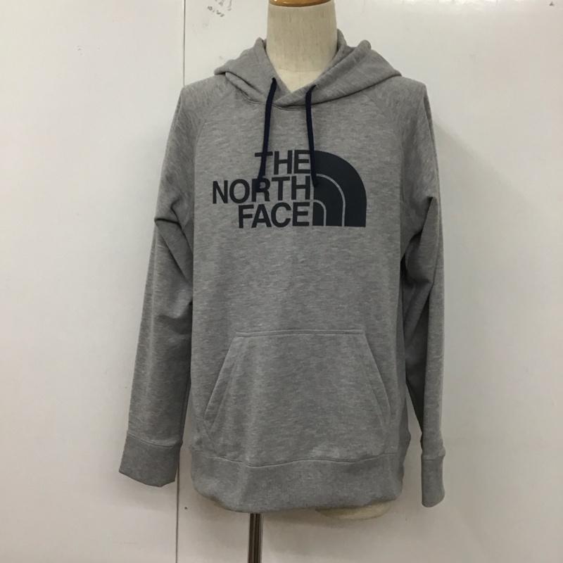 ザノースフェイス THE NORTH FACE パーカー 長袖 nt61795 カラーヘザードスウェットフーディ プルオーバーパーカー XL ロゴ、文字 灰 / グレー / メンズ USED 古着 中古 10127319