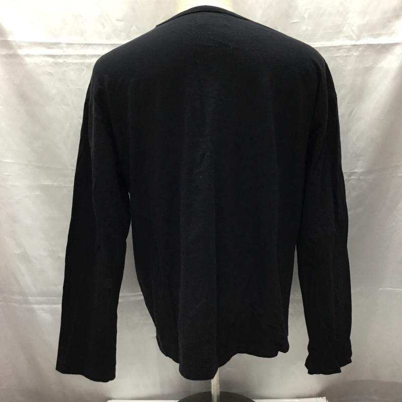 ファーイースタンエンスージアスト FAR-EASTERN-ENTHUSIAST カットソー 長袖 fe1802-cs 長袖カットソー プリントTシャツ クルーネックカットソー L プリント 黒 / ブラック / メンズ USED 古着 中古 10106700