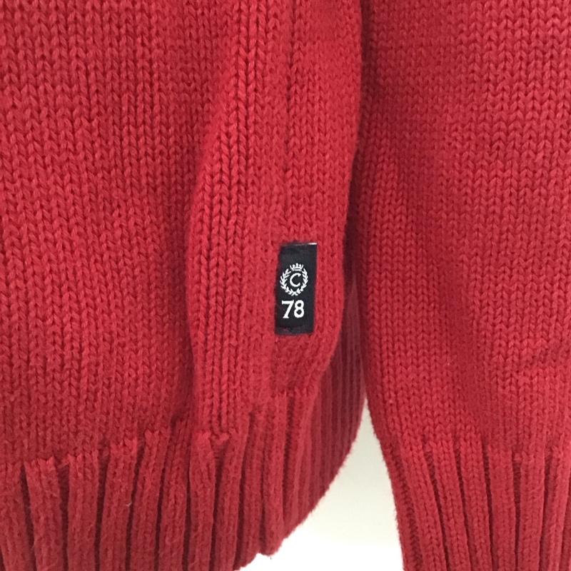 チャップス CHAPS ニット、セーター 長袖 長袖ニットカットソー ニット セーター ジップアップネックニット M ロゴ、文字 マルチカラー / マルチカラー / メンズ USED 古着 中古 10124790