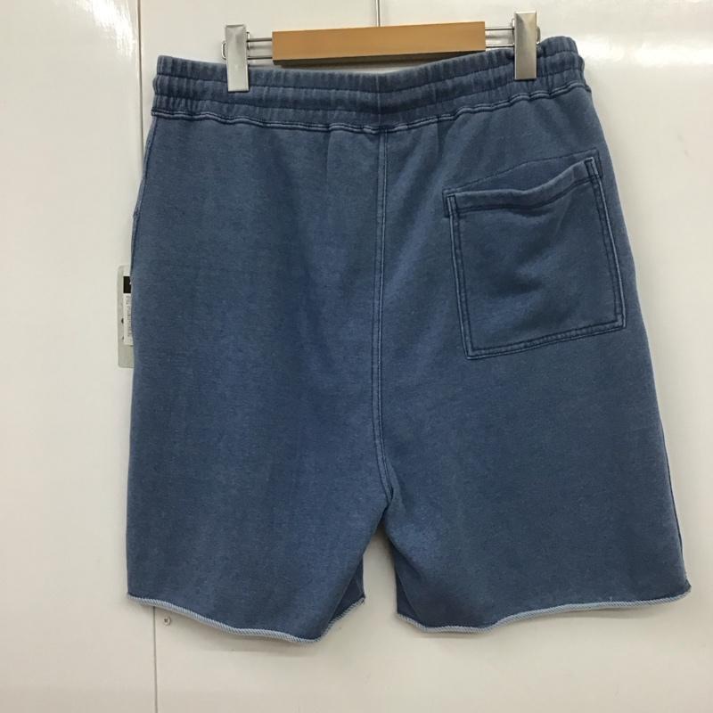 チャンピオン Champion パンツ ショートパンツ c3-b509 ショートパンツ ハーフパンツ カジュアルパンツ L ロゴ、文字 インディゴ / インディゴ / メンズ USED 古着 中古 10131261