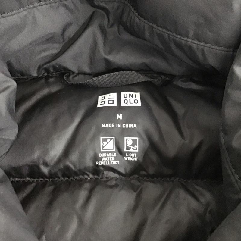 ユニクロ UNIQLO ジャケット、上着 ダウンジャケット 211-418085 ウルトラライトダウンジャケット M 無地 黒 / ブラック / レディース USED 古着 中古 10126640