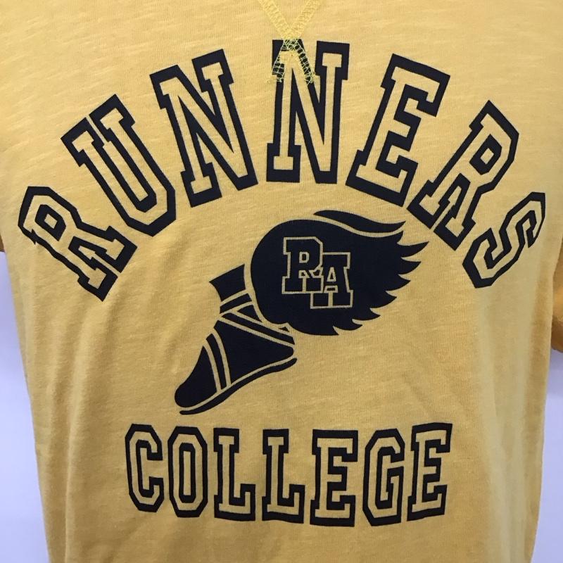 ラッセルアスレティック Russell Athletic Tシャツ 半袖 半袖カットソー プリントTシャツ クルーネックカットソー M プリント 黄 / イエロー / メンズ USED 古着 中古 10107306