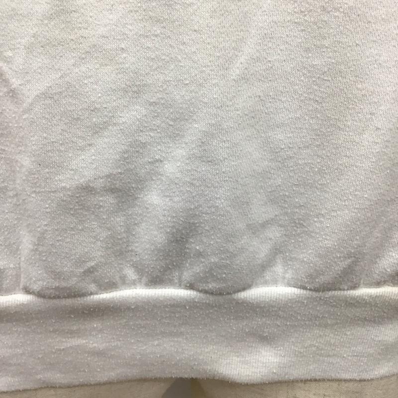 バイバイ BYE-BYE トレーナー 長袖 M ロゴ、文字 白 / ホワイト /  メンズ USED 古着 中古 10116827