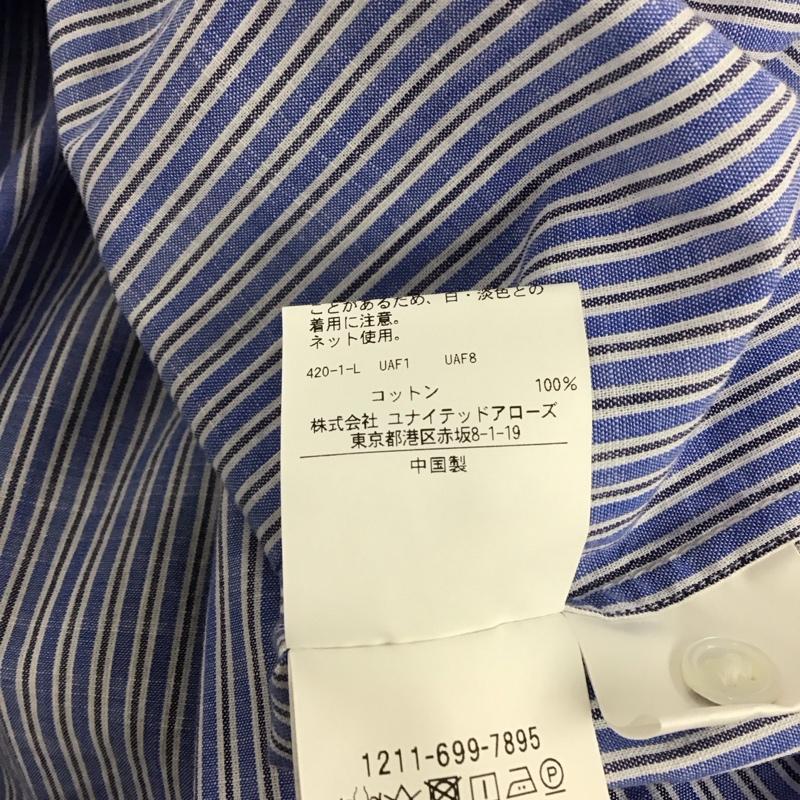 ビューティアンドユースユナイテッドアローズ BEAUTY&YOUTH UNITED ARROWS シャツ、ブラウス 長袖 長袖シャツ ストライプシャツ カラーシャツ XL ストライプ マルチカラー / マルチカラー / メンズ USED 古着 中古 10136229