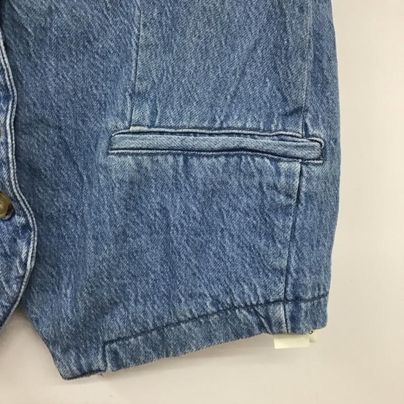 ザラ ZARA ベスト ベスト デニム 8519 917 405 XS 無地 青 / ブルー / レディース USED 古着 中古 10139265