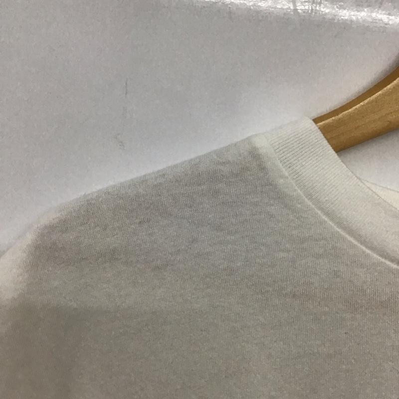 ローリーズファーム LOWRYS FARM Tシャツ 半袖 半袖カットソー プリントTシャツ クルーネックカットソー FREE プリント 白 / ホワイト / レディース USED 古着 中古 10135071
