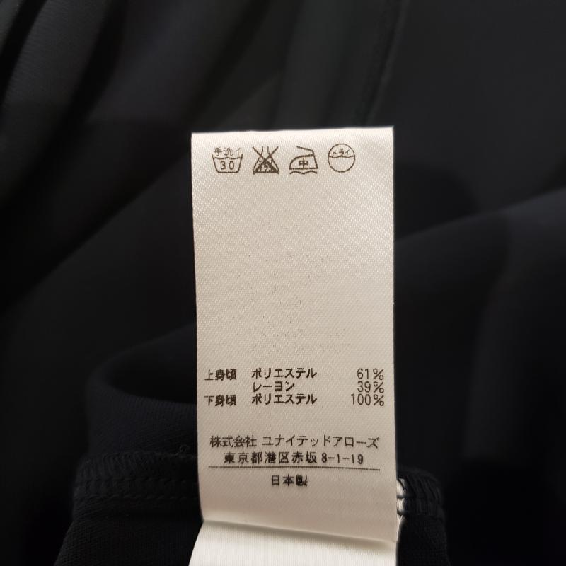 ビューティアンドユースユナイテッドアローズ BEAUTY&YOUTH UNITED ARROWS ワンピース ひざ丈スカート 無地 黒 / ブラック /  レディース USED 古着 中古 10011445