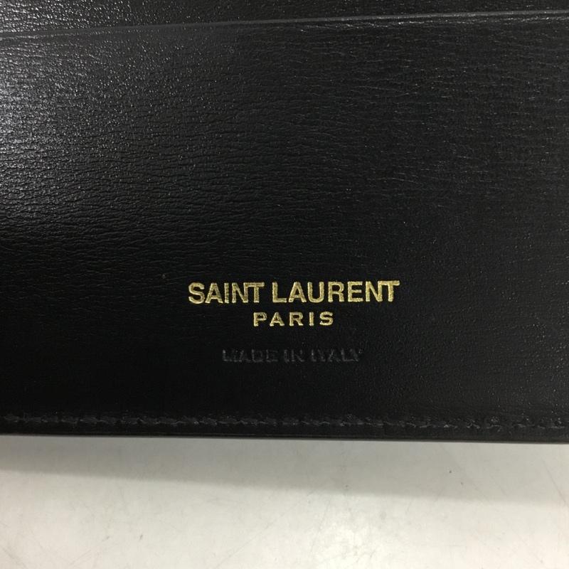 イヴサンローラン Yves Saint Laurent ファッション小物 マネークリップ ロゴ、文字 黒 / ブラック / メンズ USED 古着 中古 10138845