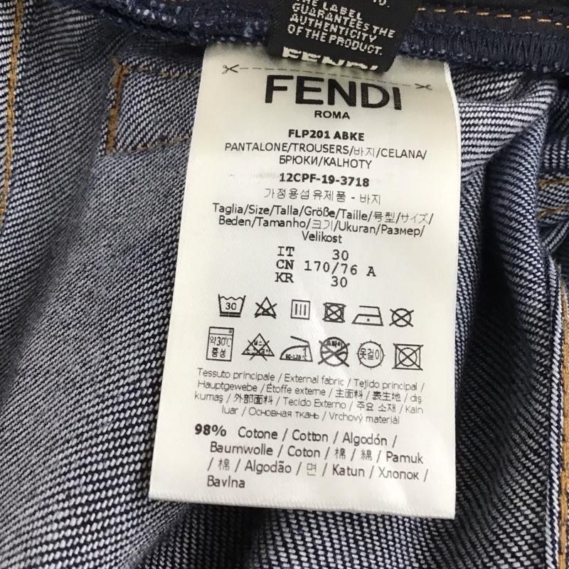 フェンディ FENDI パンツ デニム、ジーンズ FLP201 30インチ 無地 インディゴ / インディゴ / メンズ USED 古着 中古 10117126
