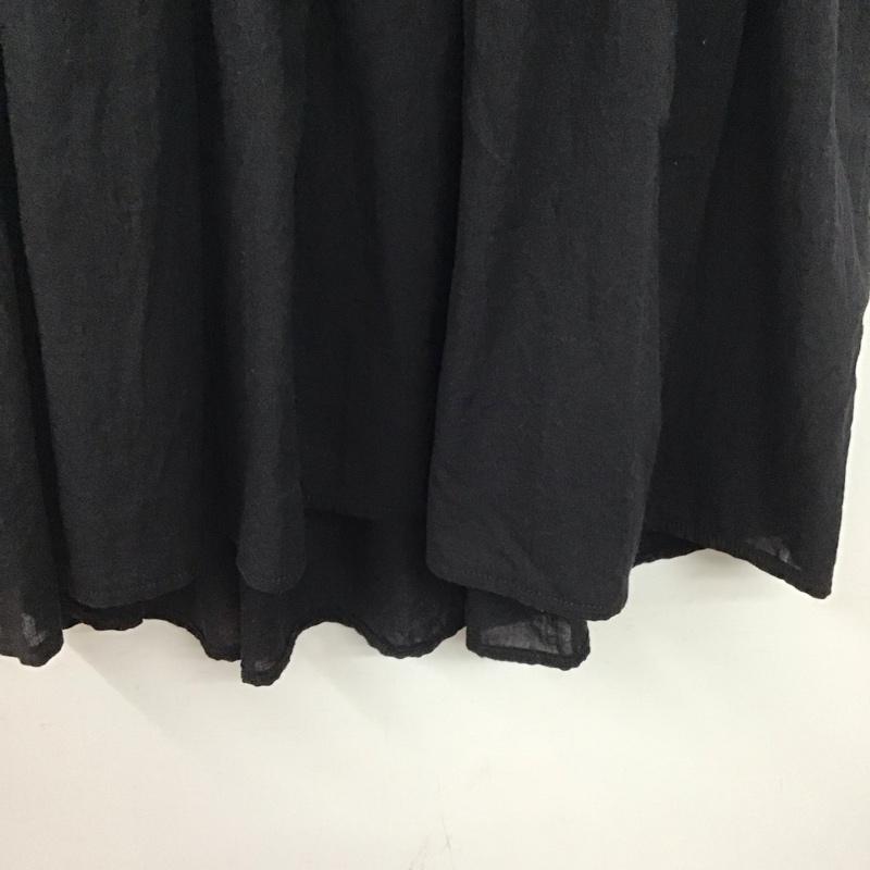 フリークスストア FREAK S STORE カットソー 半袖 半袖カットソー 無地Tシャツ クルーネックカットソー フレアカットソー FREE 無地 黒 / ブラック / レディース USED 古着 中古 10136294