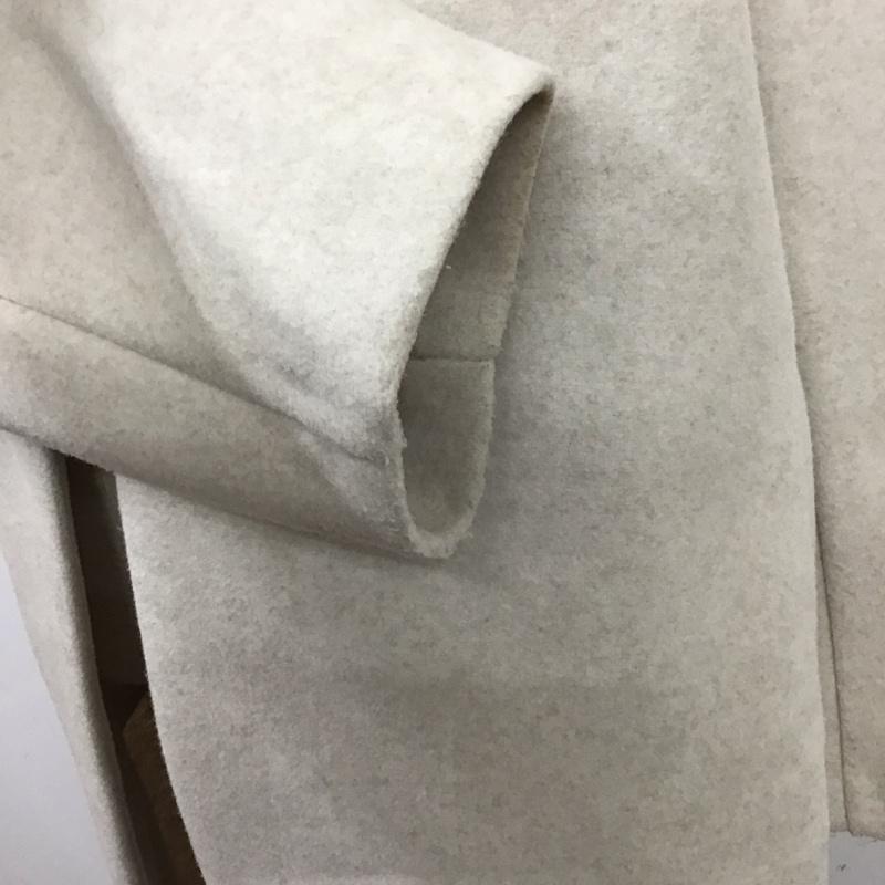 ザラ ZARA コート コート一般 ロングコート アウター ジャケット フード付きコート S 無地 白 / ホワイト / レディース USED 古着 中古 10118509