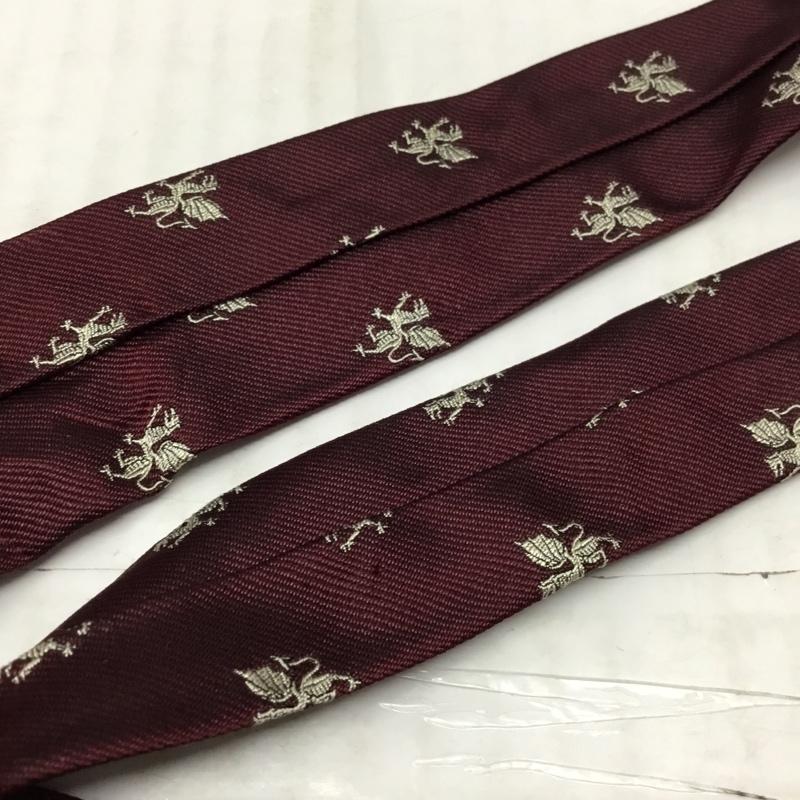 ブルックスブラザーズ BROOKS BROTHERS ネクタイ ネクタイ シルク 総柄 ボルドー / ボルドー / メンズ USED 古着 中古 10113599