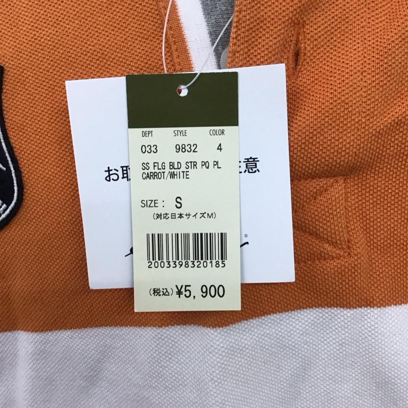 エディーバウアー Eddie Bauer ポロシャツ 半袖 半袖ポロシャツ カラーシャツカットソー 半袖カットソー S ボーダー柄 マルチカラー / マルチカラー /  メンズ USED 古着 中古 10111175