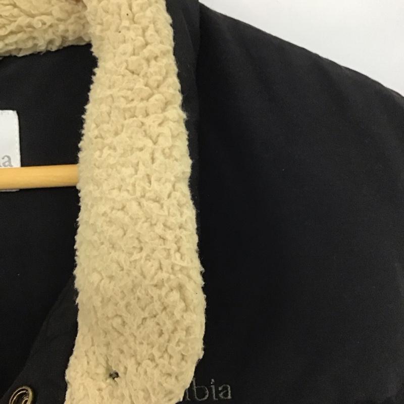 コロンビア Columbia ベスト ベスト ダウンベスト L 無地 黒 / ブラック / メンズ USED 古着 中古 10134849