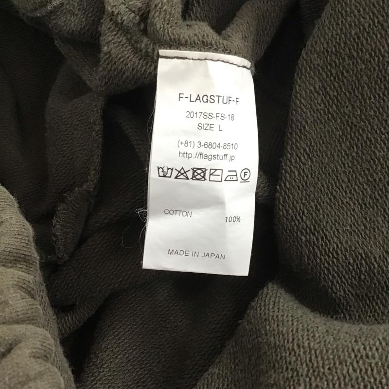 フラグスタフ FLAGSTUFF パーカー 長袖 長袖スウェットパーカー プルオーバー ジップアップパーカー L ロゴ、文字 茶 / ブラウン / メンズ USED 古着 中古 10138431