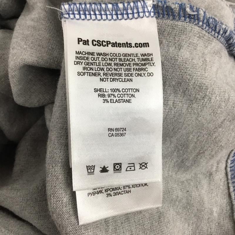 コロンビア Columbia カットソー 長袖 長袖カットソー プリントカットソー クルーネック M プリント 灰 / グレー / メンズ USED 古着 中古 10148147