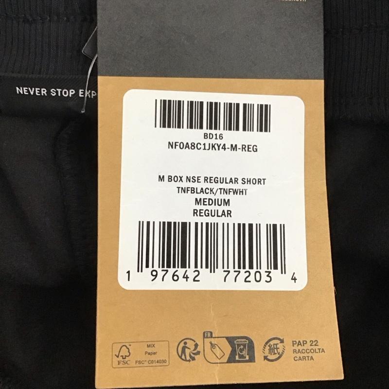 ザノースフェイス THE NORTH FACE パンツ ショートパンツ NF0A8C1JKY4 NSE Box bermuda shorts M プリント 黒 / ブラック / メンズ USED 古着 中古 10132468