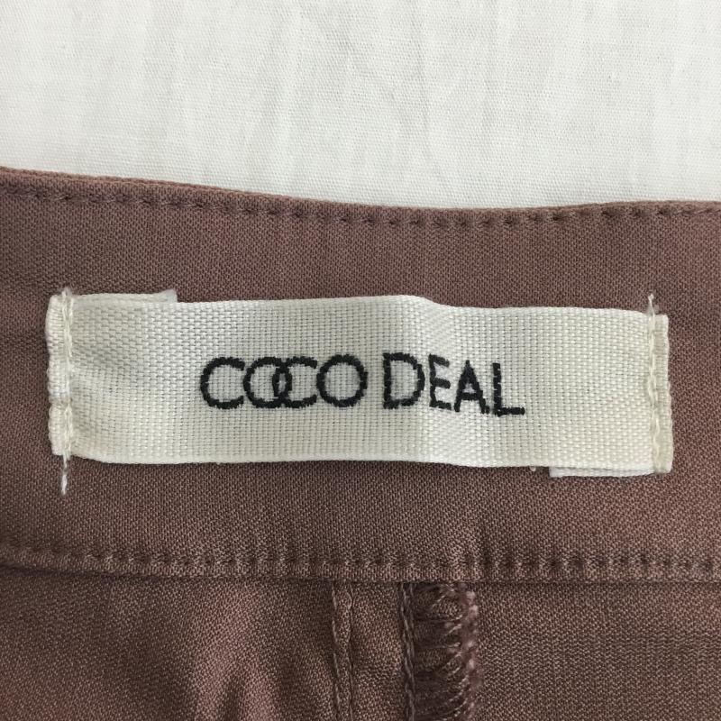 ココ ディール COCO DEAL パンツ スラックス 1 無地 桃 / ピンク / レディース USED 古着 中古 10137535