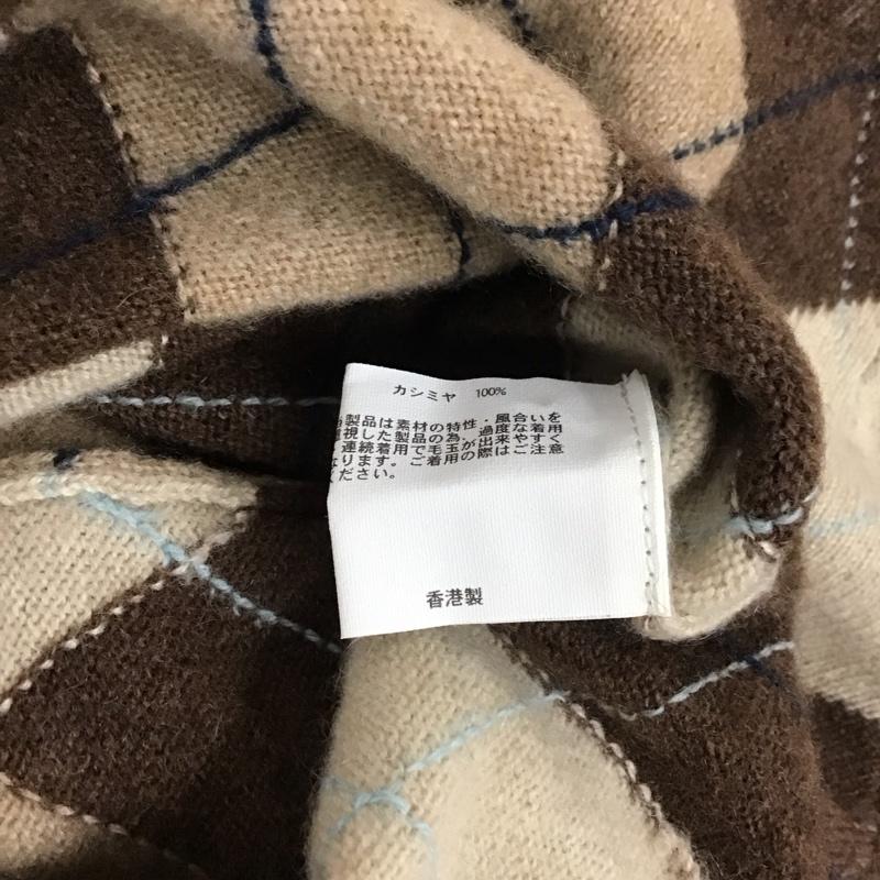 ブルックスブラザーズ BROOKS BROTHERS ニット、セーター 長袖 長袖ニット 長袖カットソー リブニット セーター Vネック M チェック マルチカラー / マルチカラー / メンズ USED 古着 中古 10112104