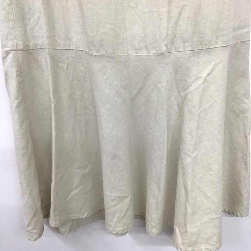 ローリーズファーム LOWRYS FARM スカート ロングスカート FREE 無地 アイボリー / アイボリー / レディース USED 古着 中古 10134257