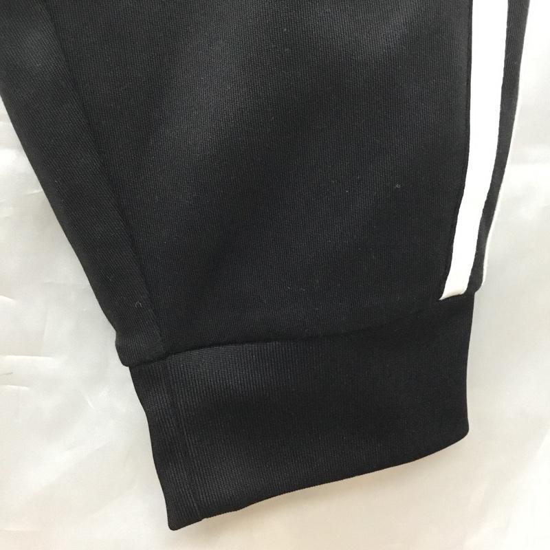 アディダス adidas パンツ ワークパンツ、ペインターパンツ 26n001 カジュアルパンツ ジャージ スポーツウェア XL ロゴ、文字 黒 / ブラック / メンズ USED 古着 中古 10122396