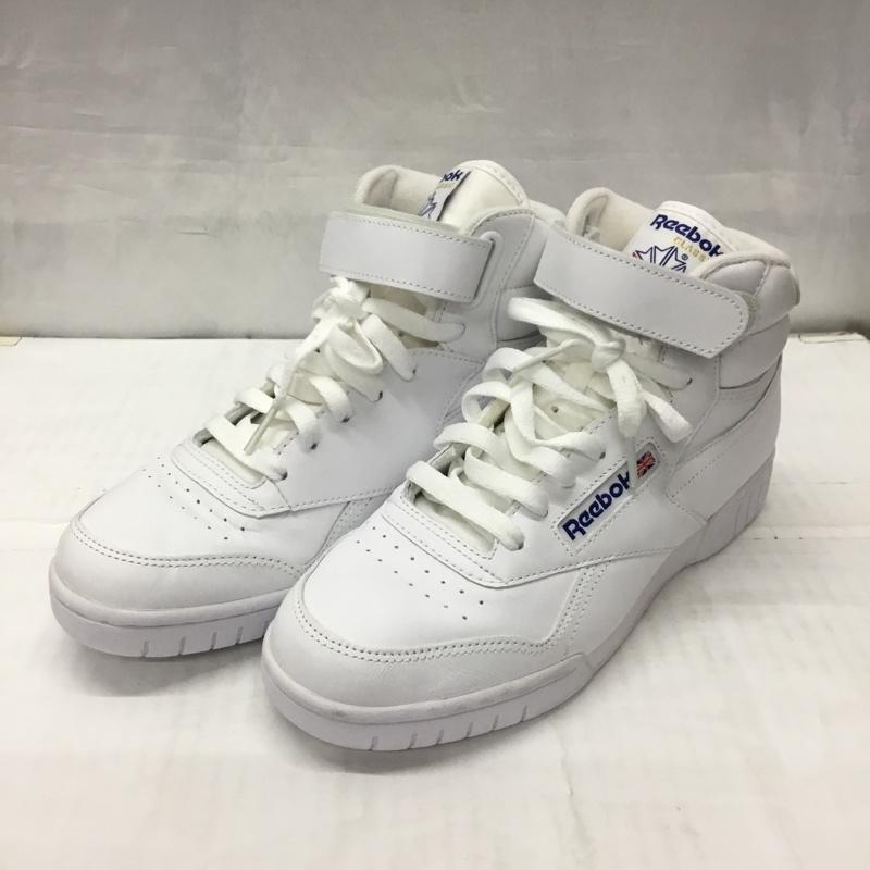 リーボック Reebok スニーカー スニーカー 3477 EX-O-FIT HI 24.5cm 24.5cm ロゴ、文字 白 / ホワイト / レディース USED 古着 中古 10121482