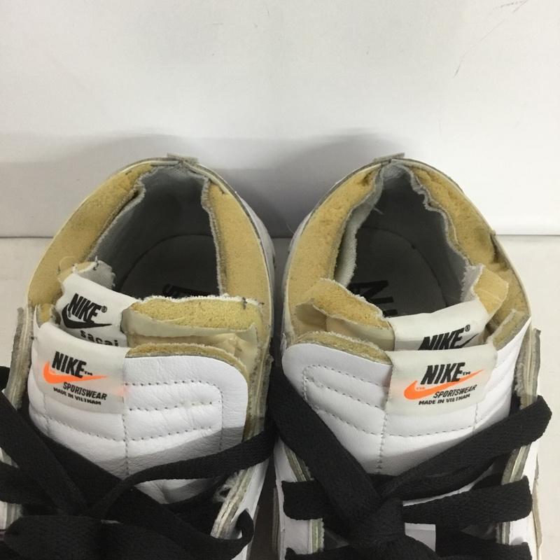 ナイキ NIKE スニーカー スニーカー DM6443-100 BLAZER LOW SACAI 28.5cm 28.5cm ロゴ、文字 白 / ホワイト / メンズ USED 古着 中古 10141552