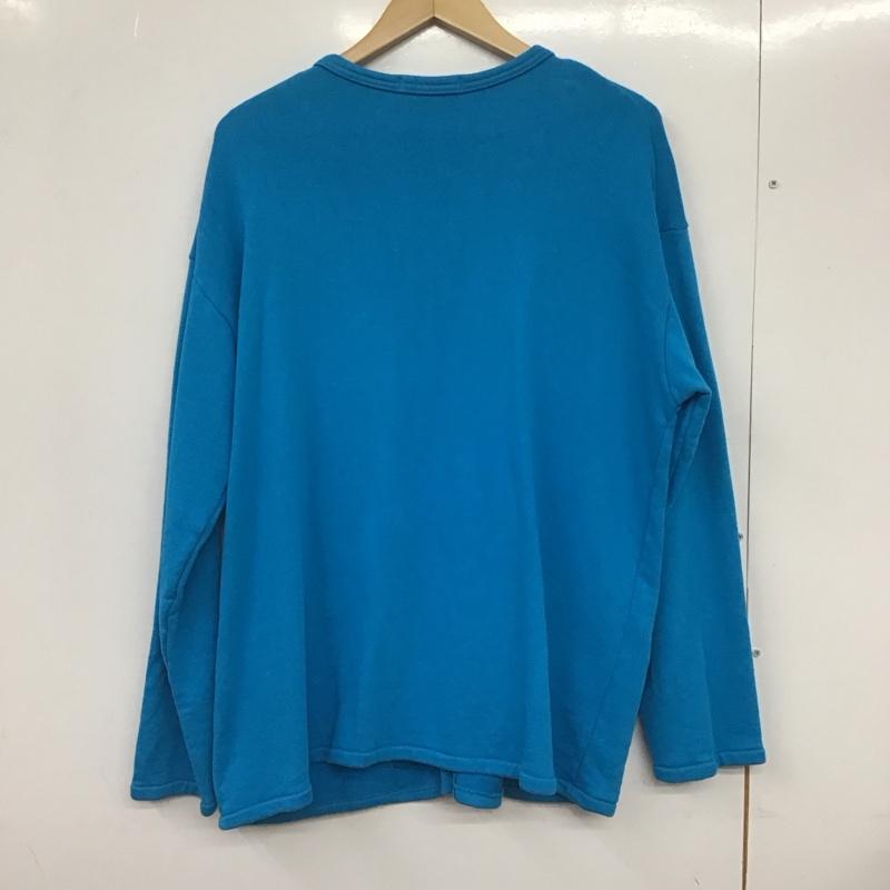 アメリカンホリック AMERICAN HOLIC カーディガン 長袖 HC31L1D01A0 ドットボタン裏毛カーディガン L 無地 青 / ブルー / レディース USED 古着 中古 10132785
