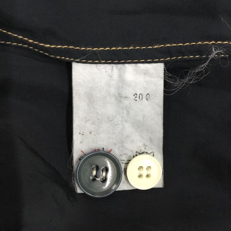 古着 USED シャツ、ブラウス 長袖 長袖シャツカラーシャツ カジュアルシャツ ポケットシャツ M 無地 黒 / ブラック / メンズ USED 古着 中古 10106590