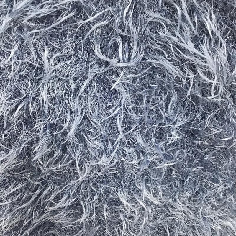 アズールバイマウジー AZUL BY MOUSSY ニット、セーター 長袖 2507AB70-0460 シャギーニット FREE 無地 青 / ブルー /  レディース USED 古着 中古 10113841