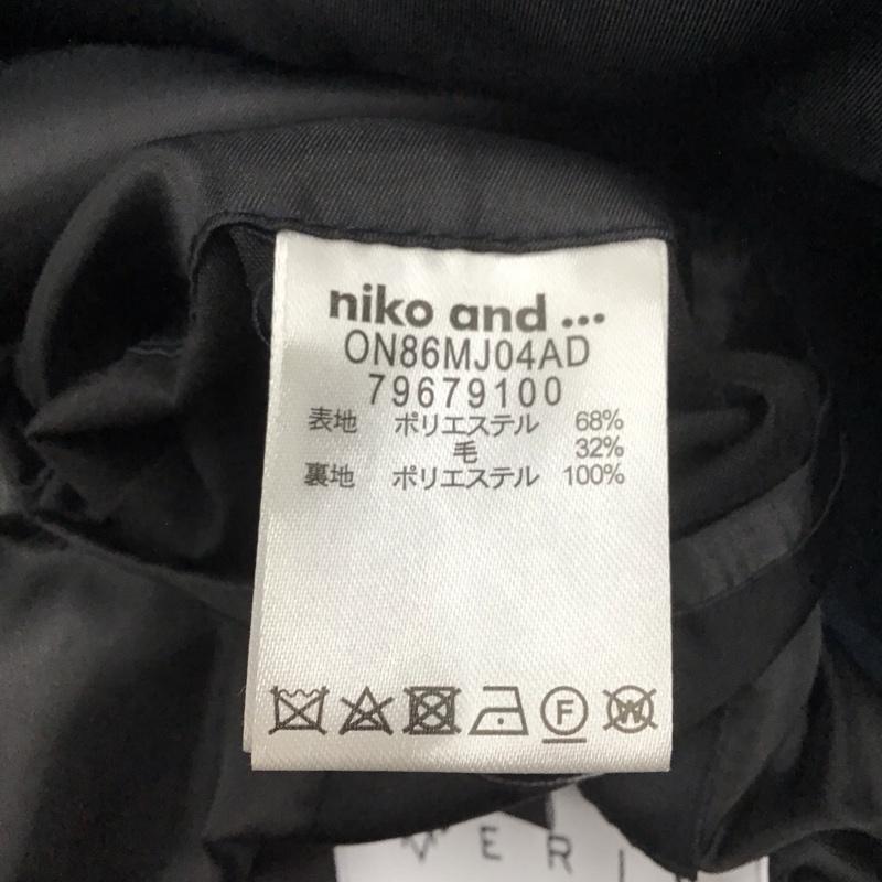 ニコアンド niko and... コート コート一般 ON86MJ04AD ステンカラーコート M 無地 紺 / ネイビー / メンズ USED 古着 中古 10112241